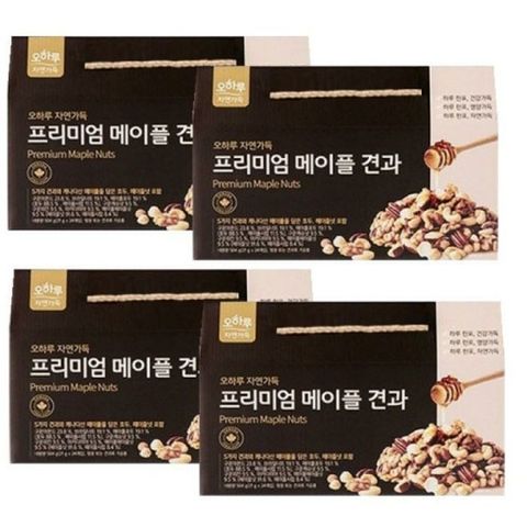 오하루 프리미엄 메이플 견과 4박스