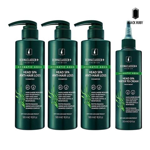더마클라센 헤드스파 샴푸 500ml x3 + 트리트먼트 250mlM