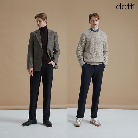 도티 24FW 텐션 나일론 기모 본딩 팬츠 남성2종(NNGM)