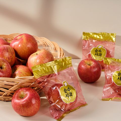 상생 개별포장 실속형 순수 세척사과 5 꼬마소과