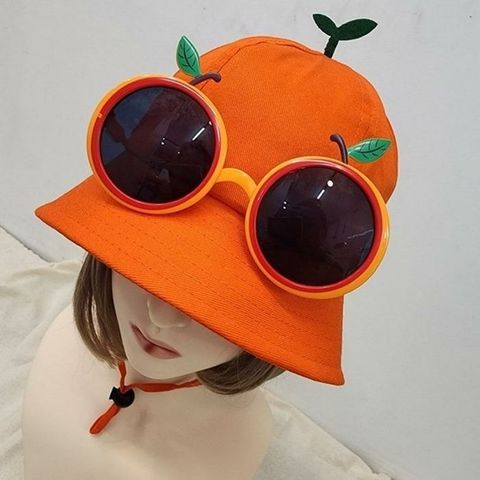 [라일리] Rly 제주 감귤 한라봉 모자 제주 여행 모자