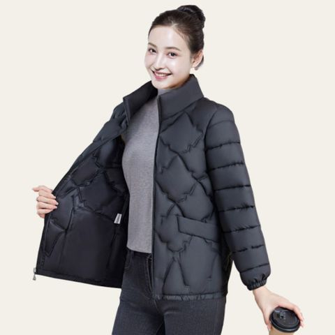 여성 경량 퀼팅 하프 숏패딩 간절기 데일리 점퍼자켓