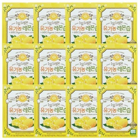 홀베리 1일 1레몬 유기농 레몬즙 14포 12박스 CZI