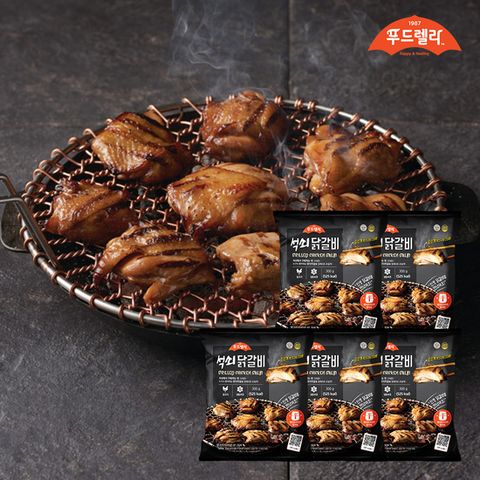 푸드렐라 석쇠닭갈비 300g 5팩