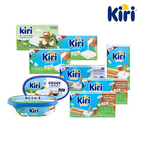 끼리 크림치즈 풀세트(딥앤크런치3종+포션2종+스프레드2종) 총 9개