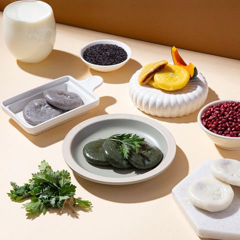 [한호떡집] 굳지않는 절편 앙금떡(쌀+흑임자+쑥) 20개입 (선물상자)