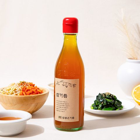 [더조은] 깊고진한 전통 참기름 350ml