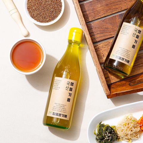 [더조은] 저온압착 국산들깨 생들기름 350ml