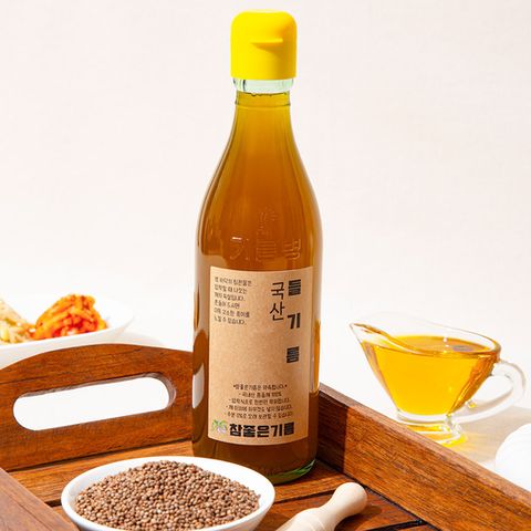 [더조은] 유수한 국산 들깨 들기름 350ml