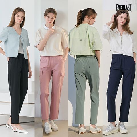 에버라스트 25SS 여성 유틸리티 나일론 팬츠 4종