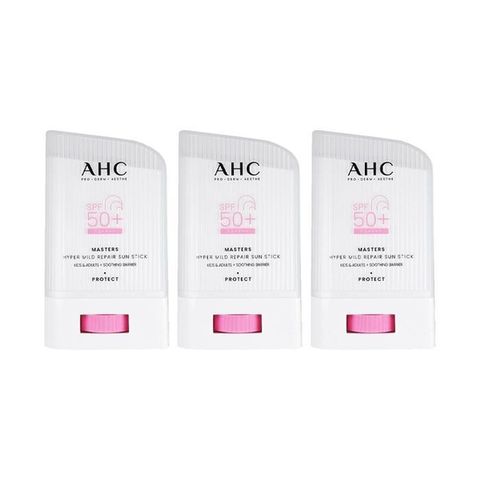 [2025 최신] AHC 핑크 선스틱 22g 3개 마스터즈 하이퍼 마일드 리페어
