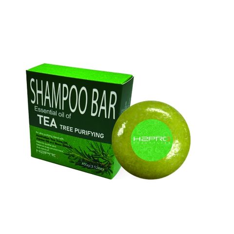 미국 H2PRO 제로웨이스트 티트리 샴푸바(딥클렌징_유수분밸런스) 100g