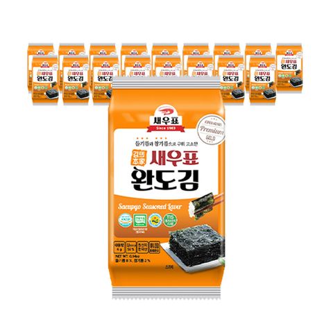 [M]새우표 완도 도시락김(BS-03) 4g 18봉