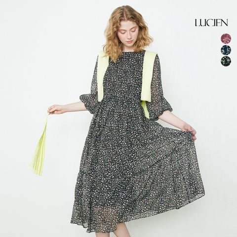루시앙 쉬폰 플로럴 원피스 3종 택1