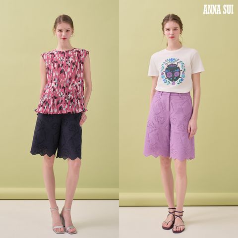 [안나수이]25SS 아일렛 코튼숏팬츠