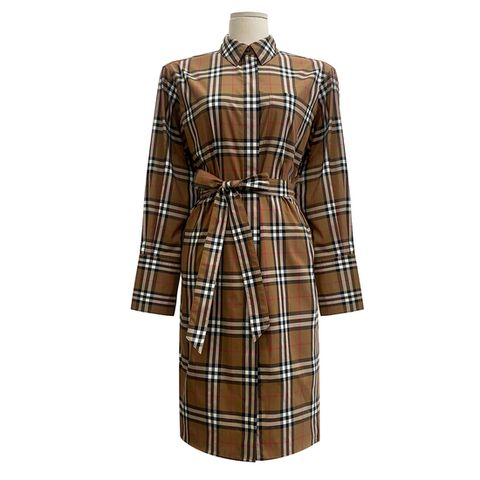 버버리 벨티드 셔츠 원피스 / 8093477