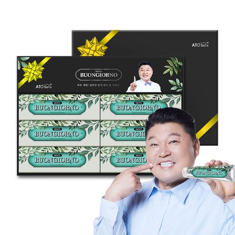 덴티본조르노 치약 선물세트 구취 170g 6개입 2개+(증정)쇼핑백