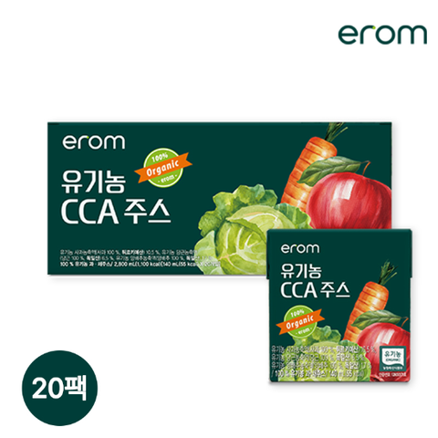[이롬]유기농 CCA주스 20팩(140ml*20입)