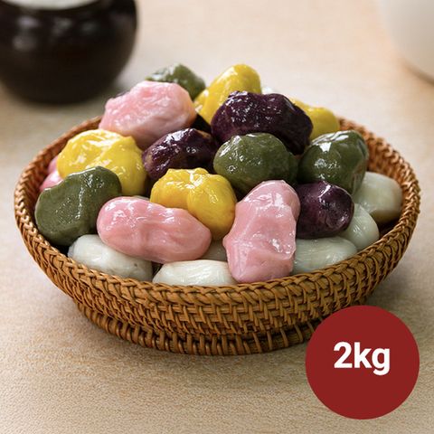 [아리울떡공방] 굳지않는 모듬 깨송편 2kg (1kg*2팩)