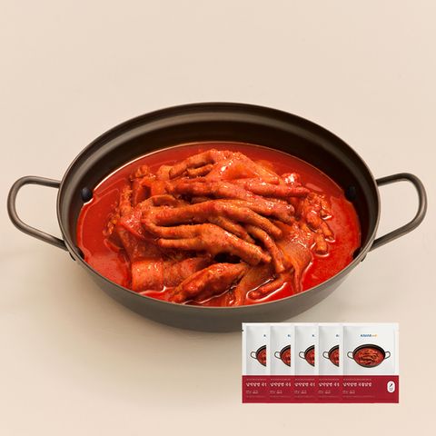 [캐비아] 납작당면 국물닭발 600g * 5팩