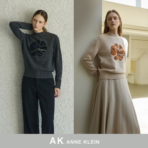 25FW AK앤클라인 울 블렌디드 아트웍니트 2종