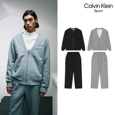 [CKS] 25FW 스웻 가디건 셋업 2종 세트 남성