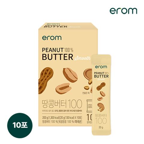 이롬 땅콩버터 100 총 10포(10포×1박스)