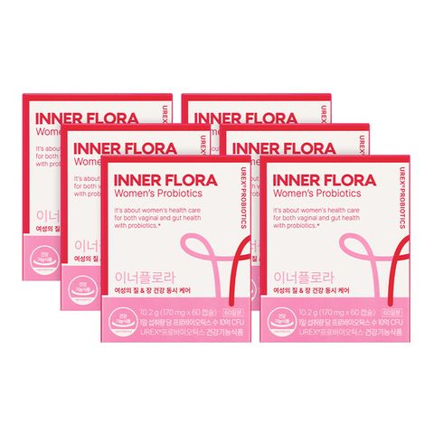 뉴오리진 질유산균 이너플로라 12개월(60일분 6박스)