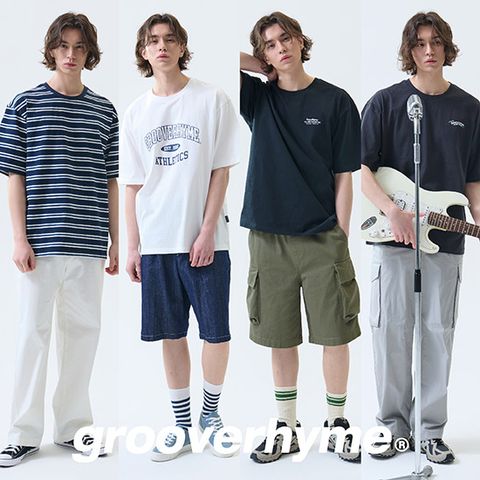 [그루브라임] 남성 그래픽 티셔츠 4종