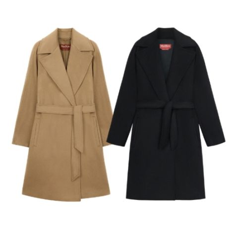 막스마라 DRAVENNA 드라벤나 버진울 코트