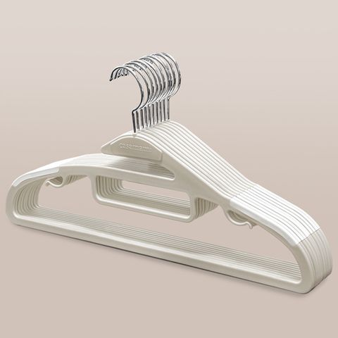 아암홈리빙 까사마미 화이트 옷걸이 100개 어깨뿔방지 멀티 옷걸이