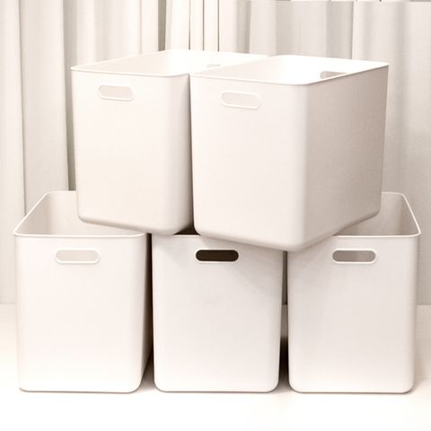 아임홈리빙 지니 팬트리 바스켓 국내제조 손잡이 정리함 6호 바디5P세트