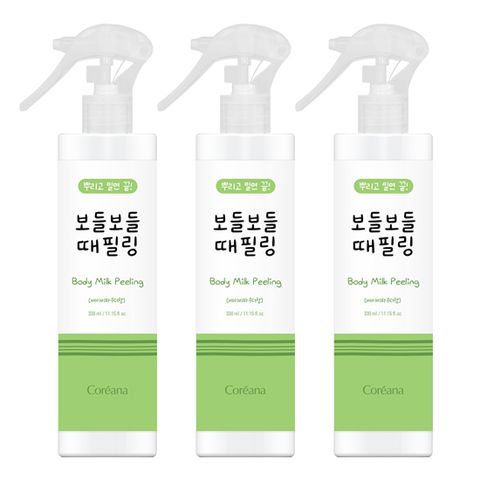 코리아나 바디밀크 때필링 330ml X 3개