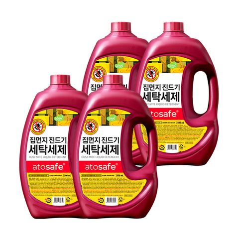 아토세이프 액체 세탁세제 진드기 2.5L 4개