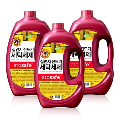 아토세이프 액체 세탁세제 진드기 2.5L 3개