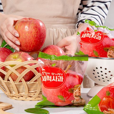 [더조은] 경북 부사 꿀사과 세척사과 가정용 2kg 10-13과