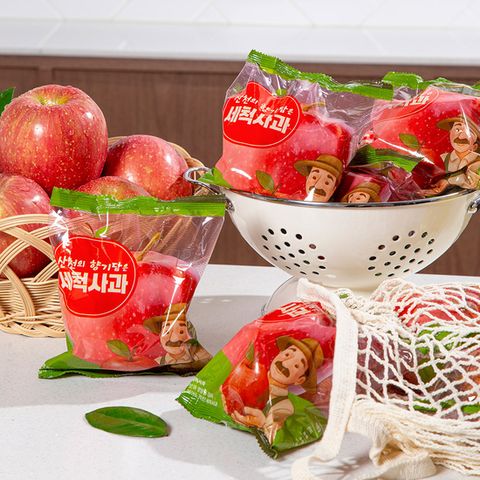 [더조은] 경북 부사 꿀사과 세척사과 가정용 2kg 7-9과