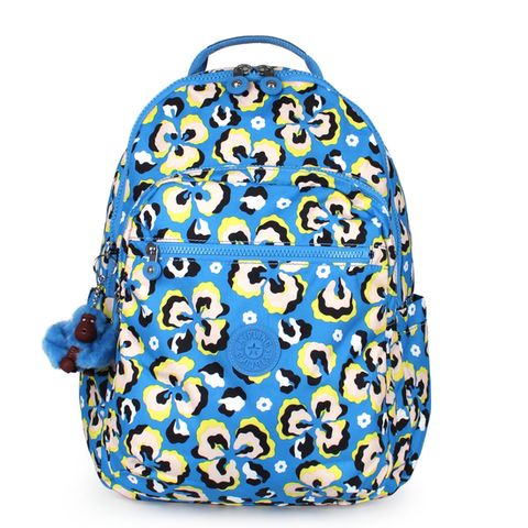 키플링 서울 라지백팩 (레오파드플로럴)