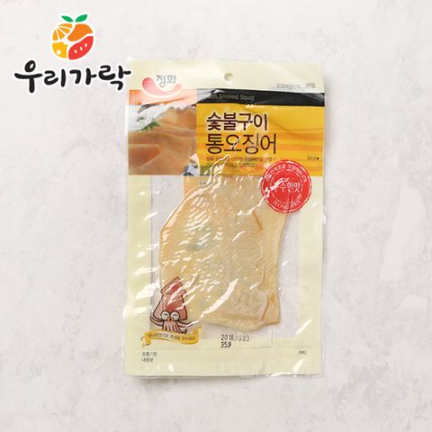 [새벽배송][우리가락]숯불구이통오징어 35g