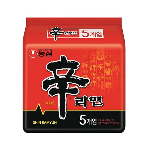 [새벽배송][우리가락]신라면 멀티 120g x 5팩