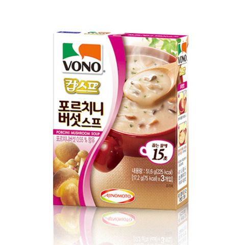 [새벽배송][우리가락]보노 포르치니버섯스프 51g