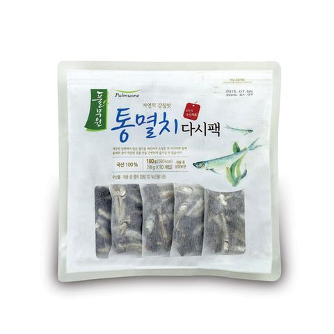 [새벽배송][우리가락]풀무원 통멸치다시팩 18g x 10