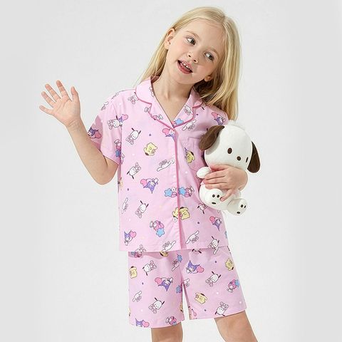 산리오캐릭터즈 아동 레이온 5부 파자마 잠옷세트 1호