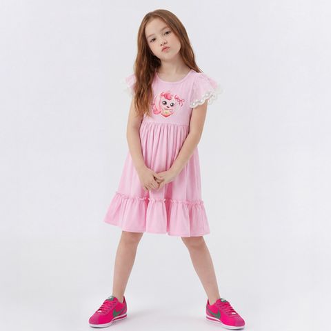 캐치! 티니핑 여아용 하츄핑 러블리 프릴 원피스PK