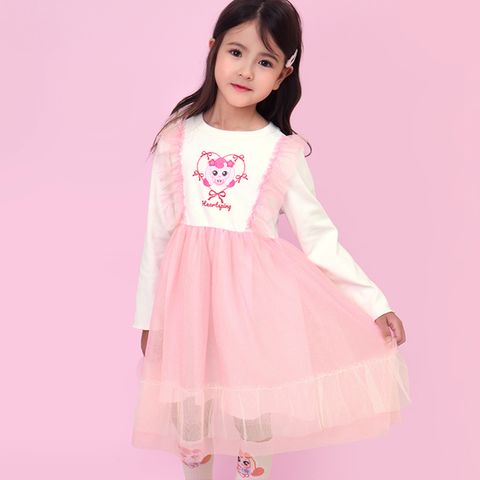 캐치! 티니핑 여아용 하츄핑 샤 프릴 레이스 원피스 PE