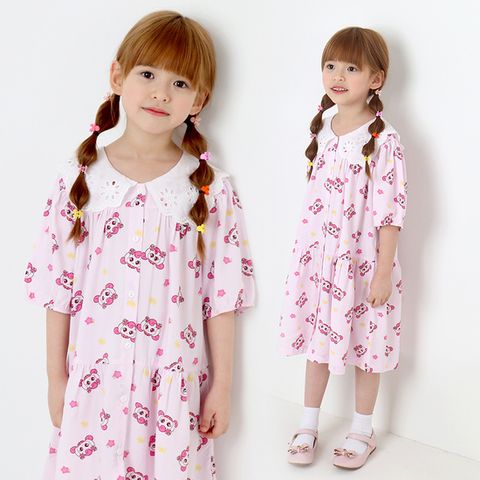 캐치! 티니핑 여아용 카라 레이온 5부 원피스