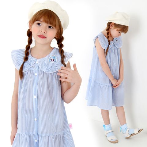 캐치! 티니핑 여아용 빛나핑 빅카라 우븐 원피스BL