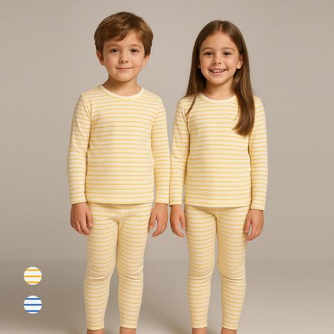 아동용 라인 후라이스 실내복세트 YE