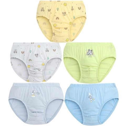 미키마우스 남아 드롭 오가닉 삼각팬티5매