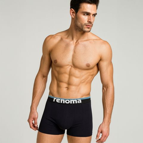 [레노마] 남성 소프트 모달 스판 드로즈 BK